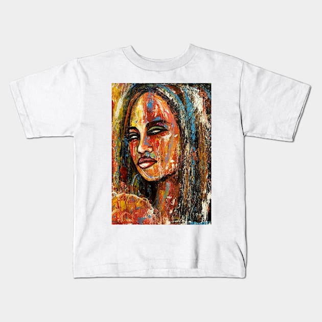 Ayla Kids T-Shirt by amoxes